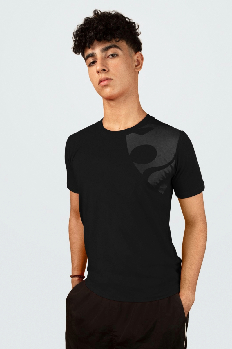 T-shirt PERSO Noir entier